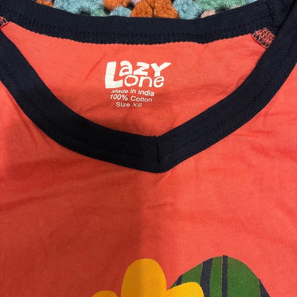 Lazy One Cactus Pajamas - Coral and Black - Picture 6 of 6